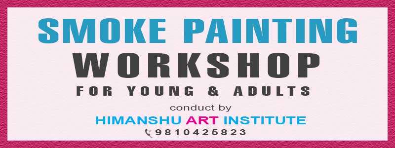 Online Smoke Painting Workshop for Young and Adults in Delhi