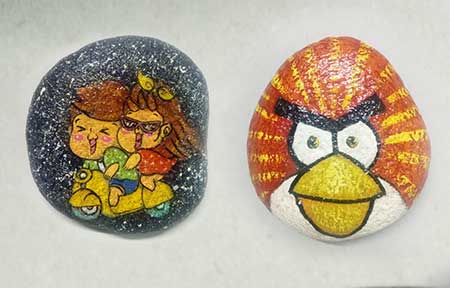 Stone Painting Workshop for Corporate