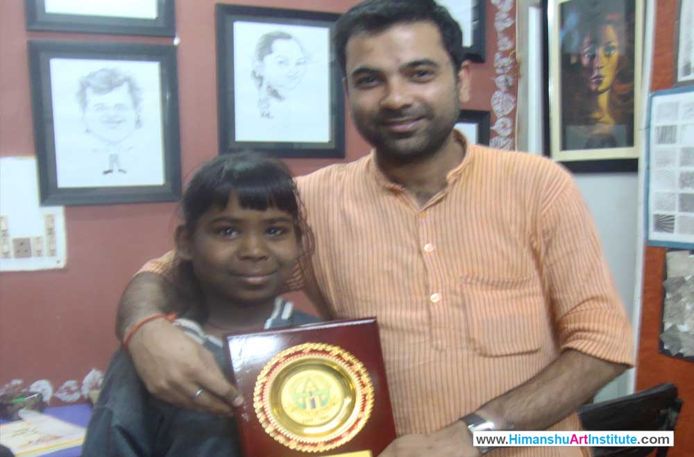 Rajbai Awarded for Best Student in Drawing & Painting