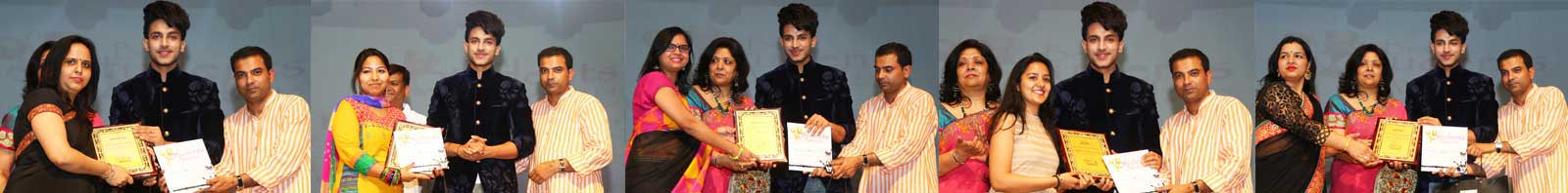 Urvi Jain, Ambika Mahajan, Anuradha Rathore, and Binoo Yadav Awarded Student of the Year 2015