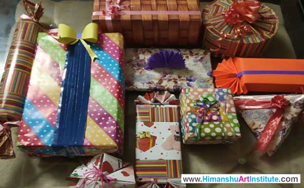 Hobby Course in Gift Packing, Professional Certificate Course in Gift Packing, Art & Craft Classes in Delhi