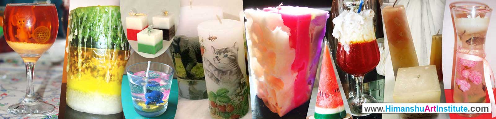 Certificate Hobby Course in Candle Making Classes, Art & Craft Institute in Delhi, India
