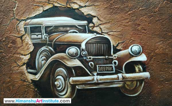 Acrylic Painting Classes in Delhi, Online Certificate Course in Acrylic Painting, Acrylic Painting Course, Delhi, India