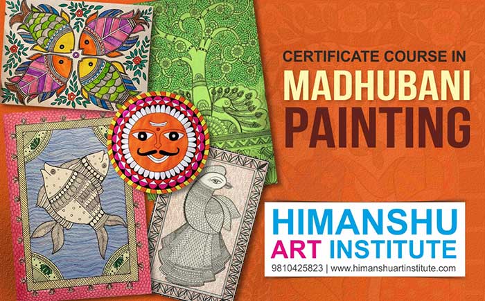Indian Art Classes, Professional Certificate Course in Madhubani Painting, Madhubani Painting Classes