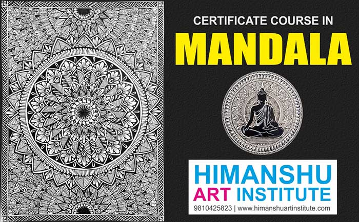 Indian Art Classes, Professional Certificate Course in Mandala Art, Mandala Art Classes