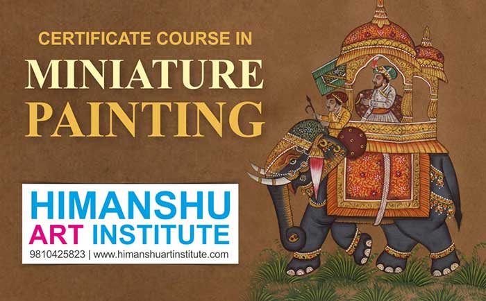 Indian Art Classes, Professional Certificate Course in Miniature Painting, Miniature Painting Classes