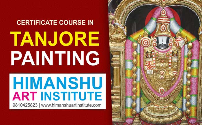 Indian Art Classes, Professional Certificate Course in Tanjore Painting, Tanjore Painting