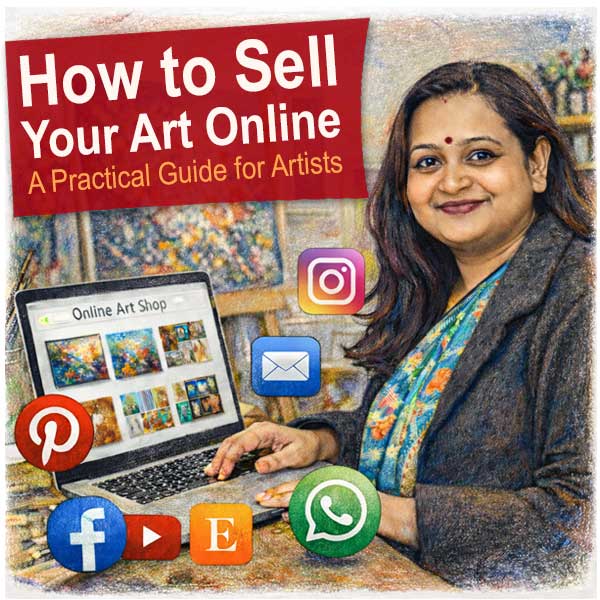 How to Sell Your Art Online -  A Practical Guide for Artists and  Beginners