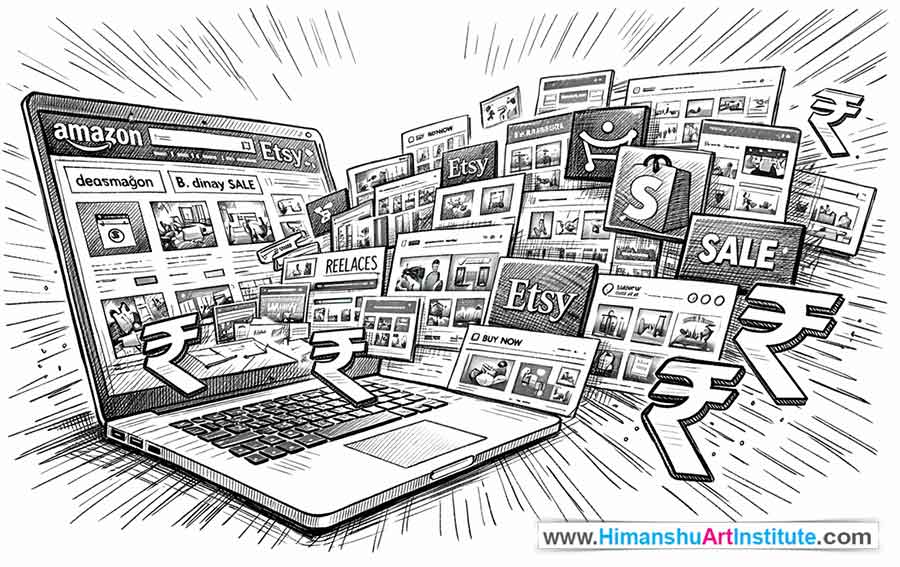 How to Sell Your Art Online – A Practical Guide for Artists how to Ssell Art Online, Sell Paintings Online, How Artists can Sell Art Online, How to Sell Your Art Online – A Practical Guide for Artists