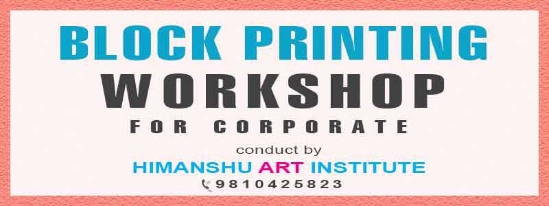 Online Block Printing Workshop for Corporate in Delhi