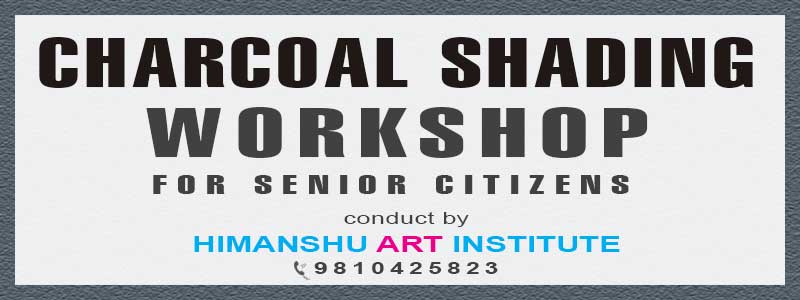 Online Charcoal Shading Workshop for Senior Citizens in Delhi