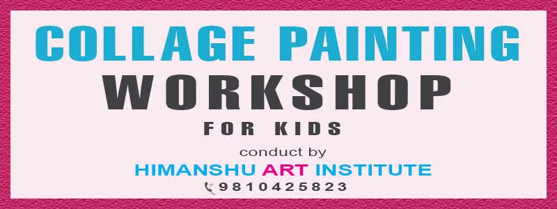 Online Collage Painting Workshop for Kids in Delhi