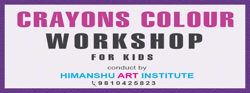 Online Crayons Colour Workshop for Kids in Delhi