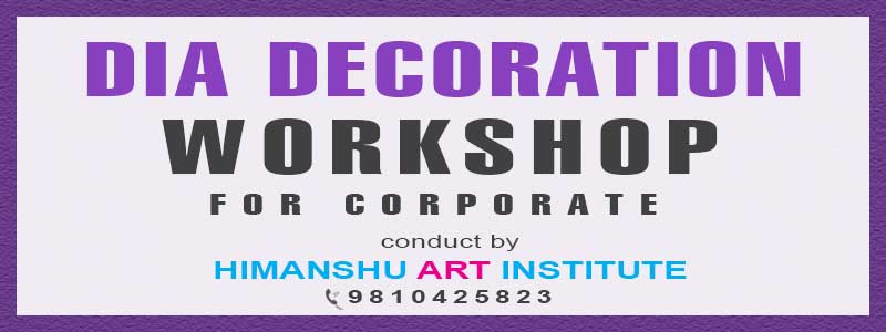 Online Dia Decoration Workshop for Corporate in Delhi