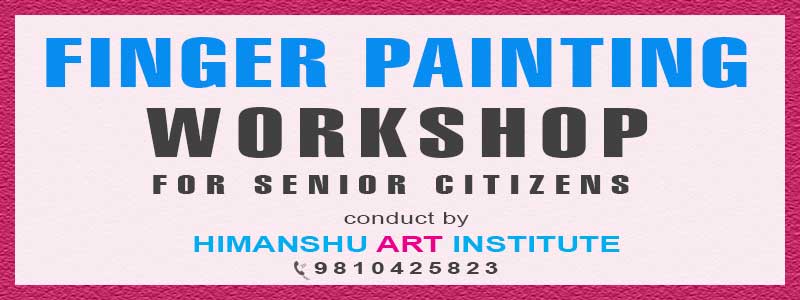 Online Finger Painting Workshop for Senior Citizens in Delhi
