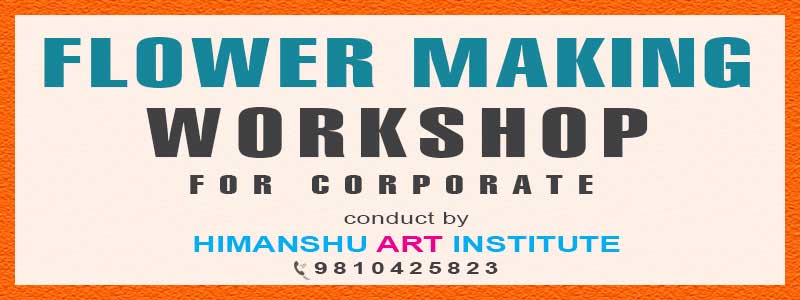 Online Flower Making Workshop for Corporate in Delhi