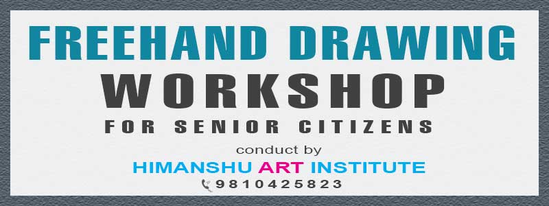 Online Freehand Drawing Workshop for Senior Citizens in Delhi