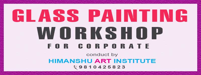 Online Glass Painting Workshop for Corporate in Delhi