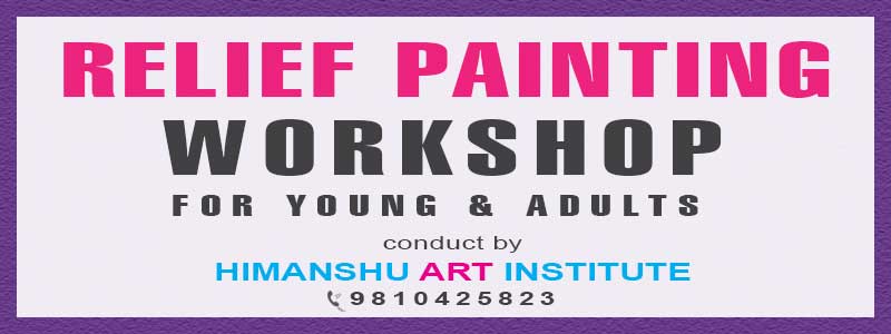 Online Relief Painting Workshop for Young and Adults in Delhi