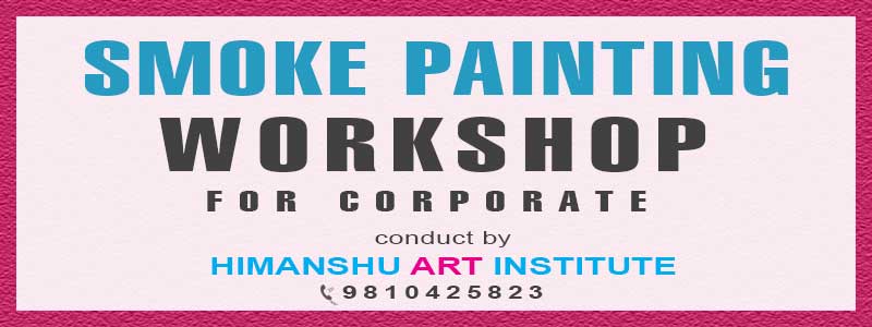 Online Smoke Painting Workshop for Corporate in Delhi