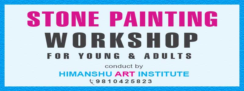 Online Stone Painting Workshop for Young and Adults in Delhi