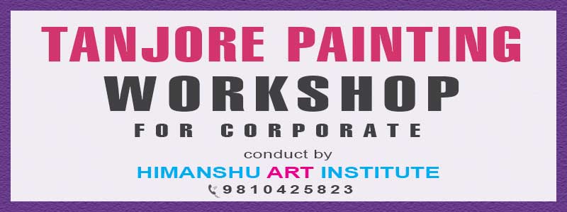 Online Tanjore Painting Workshop for Corporate in Delhi