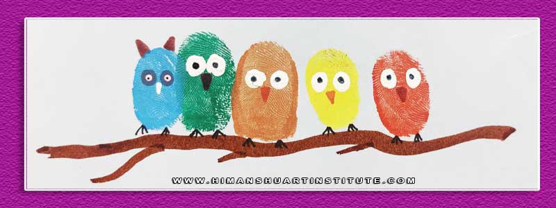 Online Thumb Painting Workshop for Kids in Delhi