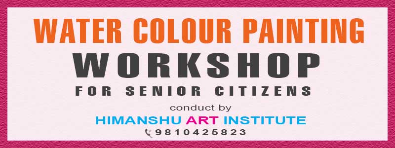 Online Water Colour Painting Workshop for Senior Citizens in Delhi