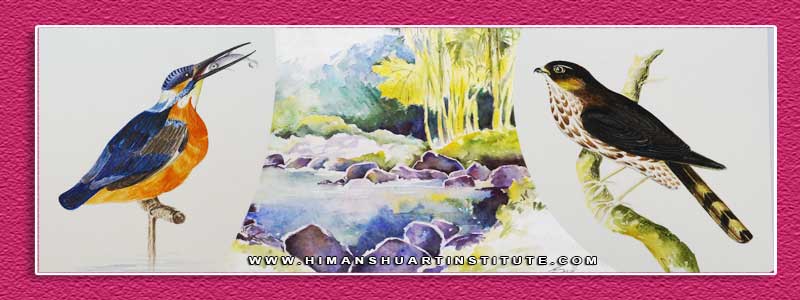 Online Water Colour Painting Workshop for Young and Adults in Delhi