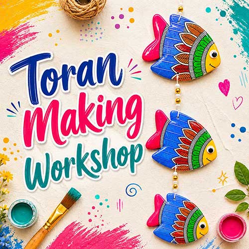 Online Toran Making Workshop, Toran Making Workshop for Adults, Toran Making Workshop Near Me, Art & Craft Workshops for Adults, Best Toran Making Workshop in Delhi, India, Himanshu Art Institute