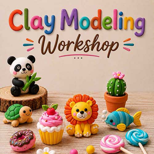 Corporate Clay Modeling Workshop, Clay Modeling Workshop for Corporate Kids, Art & Craft Workshops for Corporate  Kids, DIY Workshop for Corporate Kids, Clay Modeling Activity for Corporate KIds, DIY Activities for Corporate Kids, Best Clay Modeling Workshop for Corporate in Delhi, Gurugram, Gurgaon, Noida, India, Himanshu Art Institute