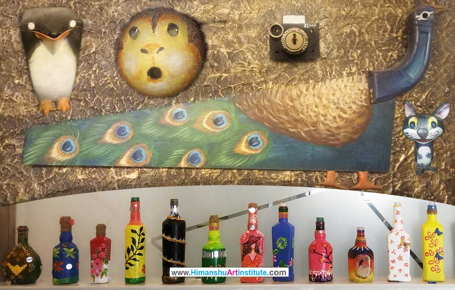 Online Art of Waste Material Workshop for Corporate in Delhi