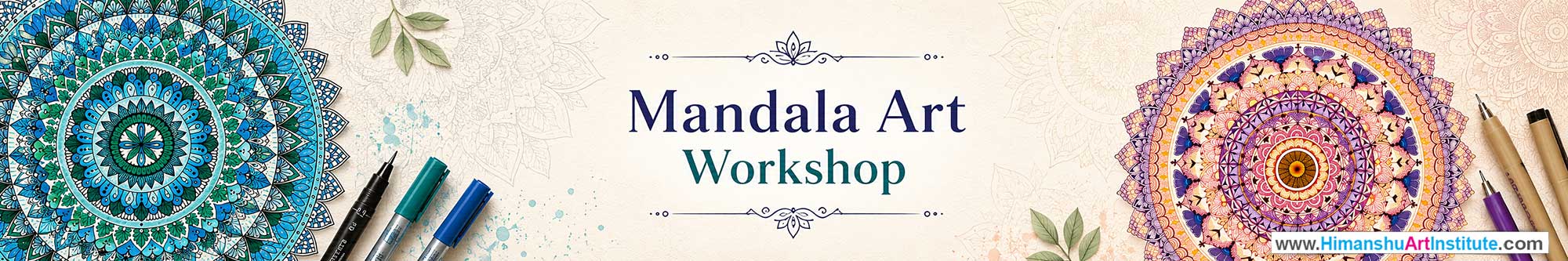 Mandala Art Workshop for Corporate Companies, Mandala Art Workshop for Corporate Employees, Mandala Art Workshop for Corporate Clients, Mandala Art Workshop for Office Events, Art & Craft Activity for Corporate Companies, Himanshu Art Institute