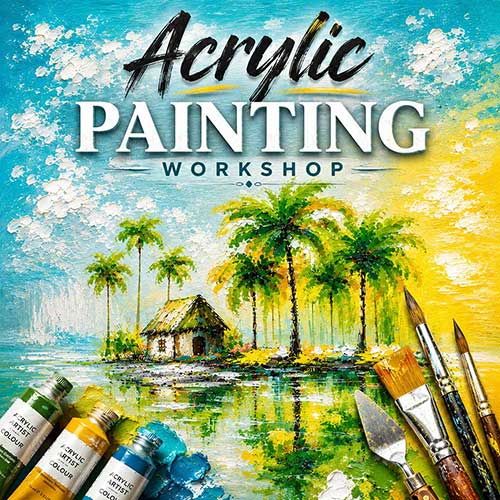 Corporate Acrylic Painting Workshop, Acrylic Painting Workshop for Corporate, Art & Craft Workshops for Corporate, DIY Workshop for Corporate, Acrylic Painting Activity for Corporate, DIY Activities for Corporate, Best Acrylic Painting Workshop for Corporate in Delhi, Gurugram, Gurgaon, Noida, India, Himanshu Art Institute
