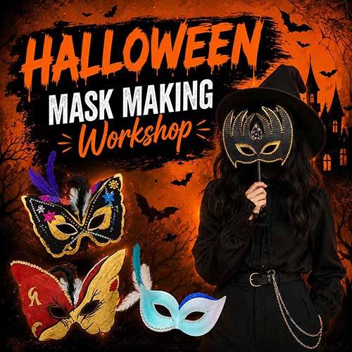 Corporate Halloween Mask Making Workshop, Halloween Mask Making Workshop for Corporate, Art & Craft Workshops for Corporate, DIY Workshop for Corporate, Halloween Mask Making Activity for Corporate, DIY Activities for Corporate, Best Halloween Mask Making Workshop for Corporate in Delhi, Gurugram, Gurgaon, Noida, India, Himanshu Art Institute
