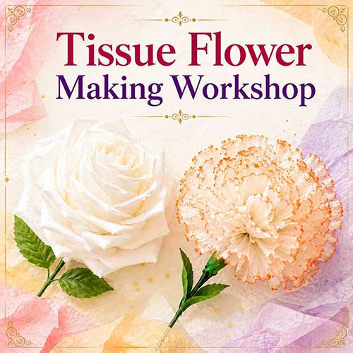 Corporate Tissue Flower Making Workshop, Tissue Flower Making Workshop for Corporate, Art & Craft Workshops for Corporate, DIY Workshop for Corporate, Tissue Flower Making Activity for Corporate, DIY Activities for Corporate, Best Tissue Flower Making Workshop for Corporate in Delhi, Gurugram, Gurgaon, Noida, India, Himanshu Art Institute