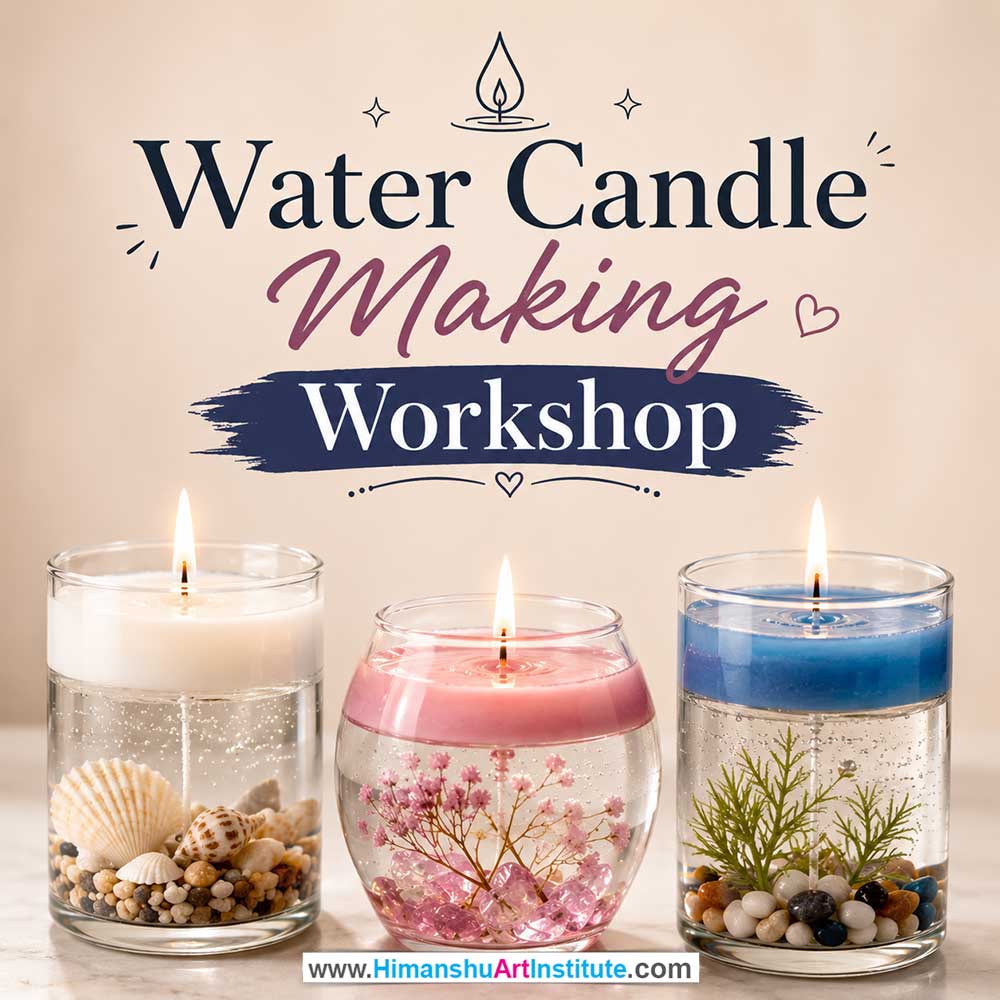 Water Candle Making Workshop for Corporate Companies Water Candle Making Workshop for Corporate Companies, Water Candle Making Workshop for Corporate Employees, Water Candle Making Workshop for Corporate Clients, Water Candle Making Workshop for Office Events, Art & Craft Activity for Corporate Companies, Himanshu Art Institute