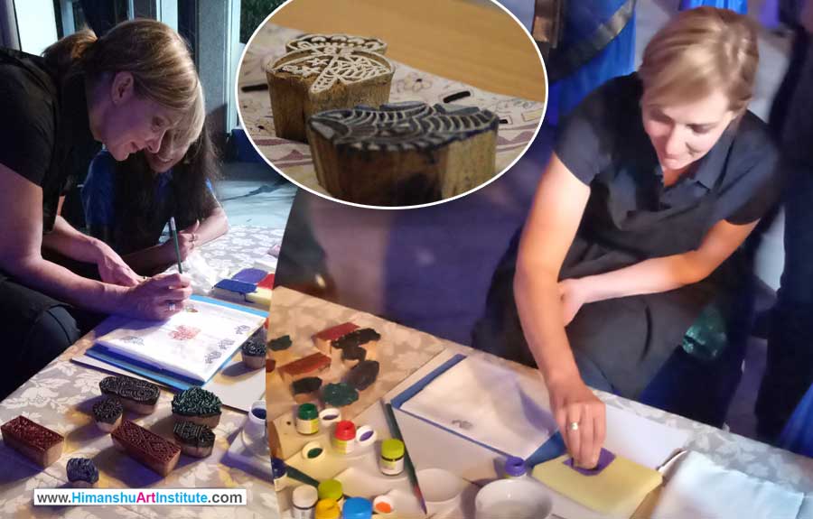 Online Block Printing Workshop for Foreigners in Delhi