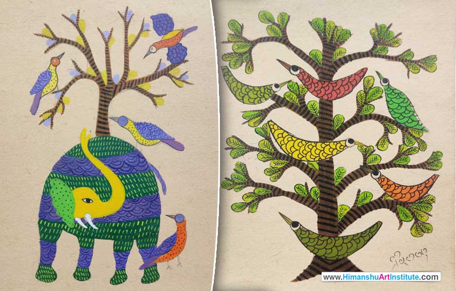 Online Gond Art Workshop for Foreigners in Delhi