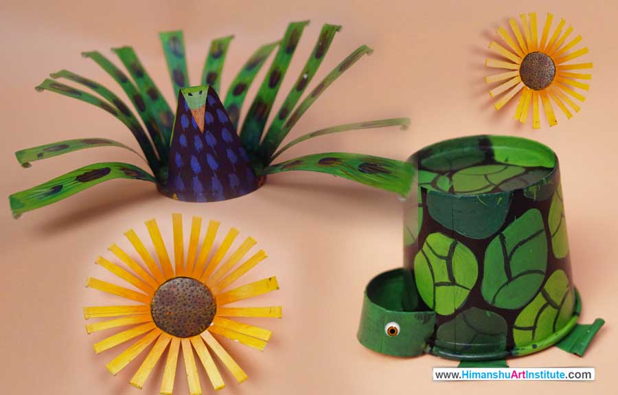Online Paper Cups Craft Workshop for Kids in Delhi