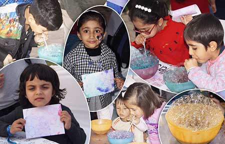Bubble Painting Workshop for Kids