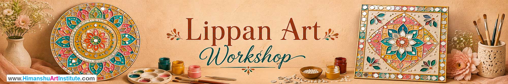 Lippan Art Workshop for Women, Lippan Art Workshop for Ladies, Lippan Art Workshop for Girls in Delhi, Online Lippan Art Workshop for Women, Lippan Art Workshop Near Me, Art & Craft Workshop for Women, Himanshu Art Institute