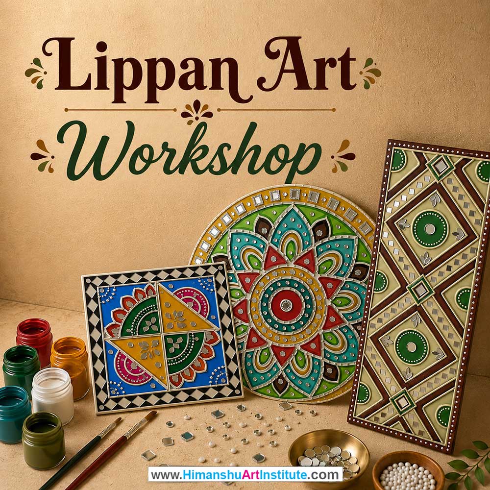 Lippan Art Workshop for Women Lippan Art Workshop Women in Delhi, Lippan Art Workshop for Ladies in Delhi, Lippan Art Workshop for Girls in Delhi, Online Lippan Art Workshp for Women, Best Art & Craft Workshop for Ladies near Me