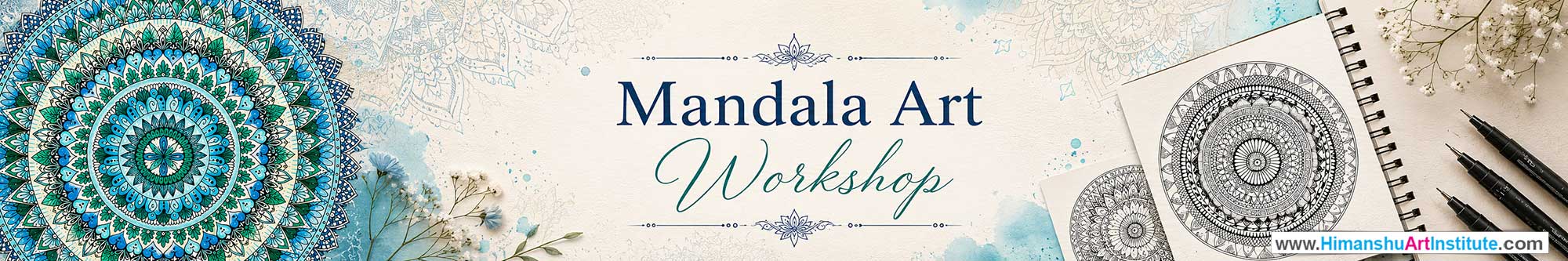 Mandala Art Workshop for Women, Mandala Art Workshop for Ladies, Mandala Art Workshop for Girls in Delhi, Online Mandala Art Workshop for Women, Mandala Art Workshop Near Me, Art & Craft Workshop for Women, Himanshu Art Institute