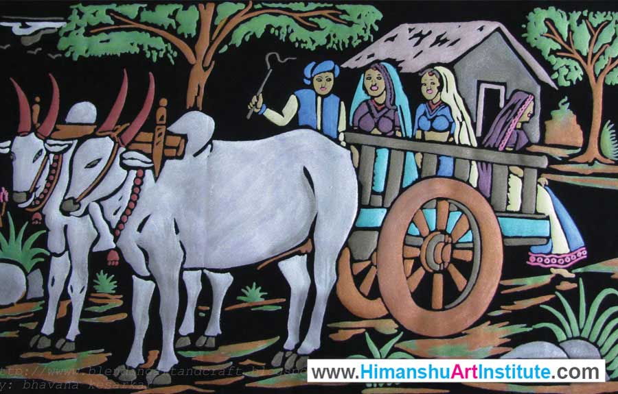 Online Emboss Painting Workshop for Senior Citizens in Delhi