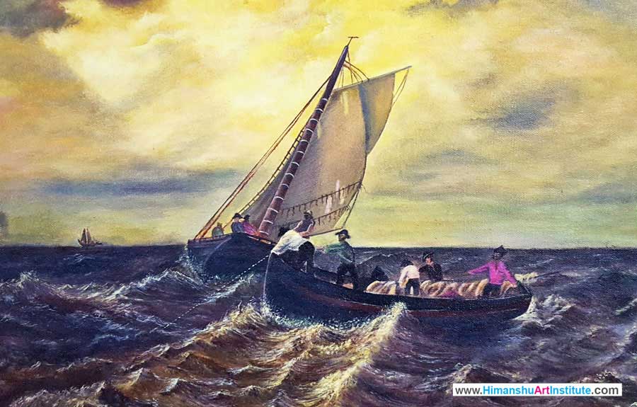 Online Oil Painting Workshop for Senior Citizens in Delhi