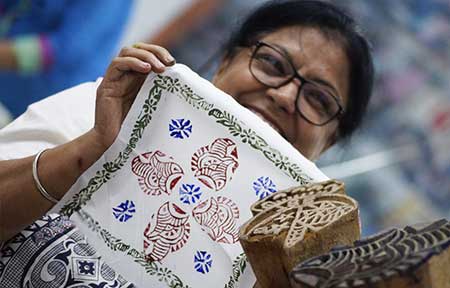 Block Printing Workshop for Senior Citizens