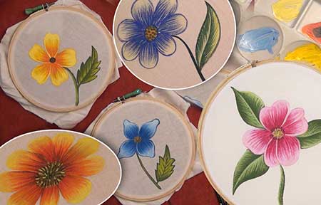 Fabric Painting Workshop for Senior Citizens