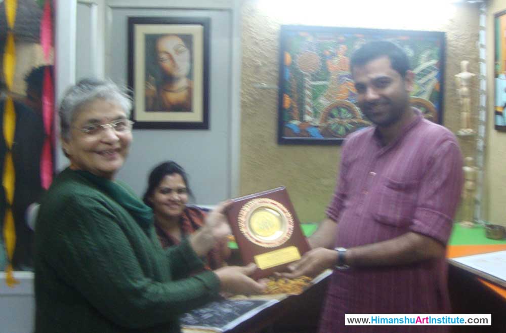 Dr.pratima Sharda Awarded for Best Student in Painting