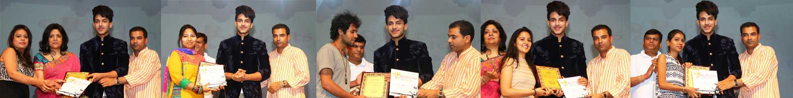 Students of the Year - Fousad Hakkeem M was Awarded Best Student for Sketching 2013 at Himanshu Art Institute
